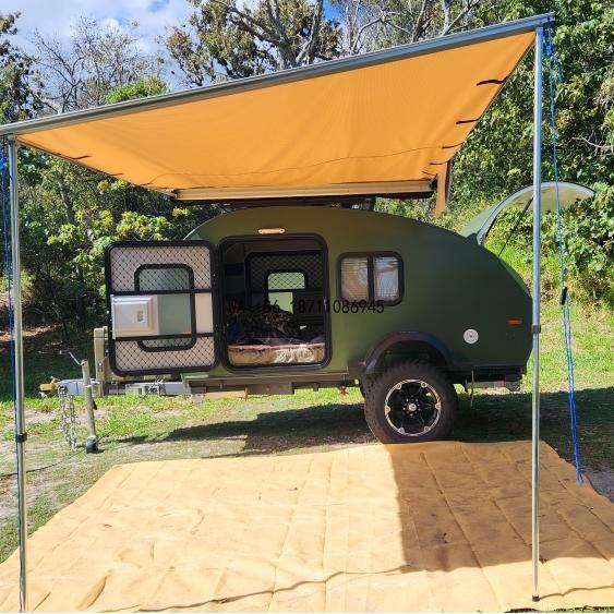 Camper Trailer Suspension Independent - ONLYWE Kompaktowa przyczepa kempingowa z niezależnym