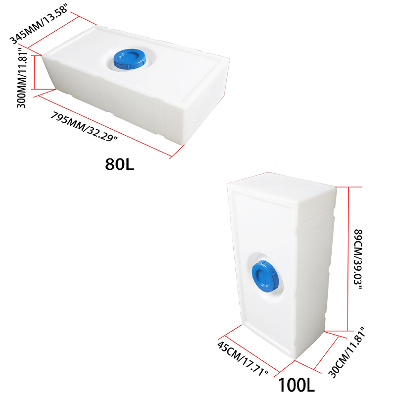 Camper Trailer Water Tank 100L - Zbiornik paliwa do silników wysokoprężnych 80L/100L