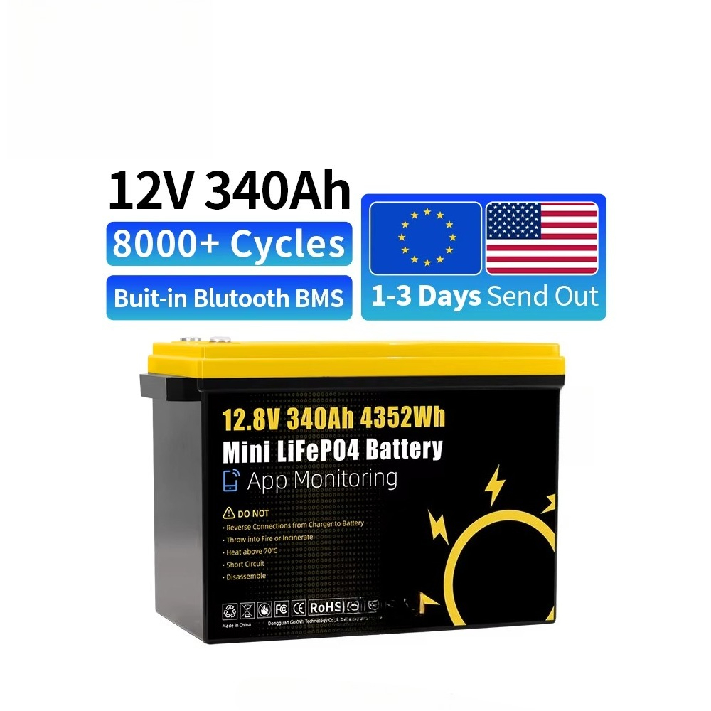 Rv Lithium Battery 200Ah - Akumulator litowo-żelazowo-fosforanowy GoKWh Marine 12V Lifepo4