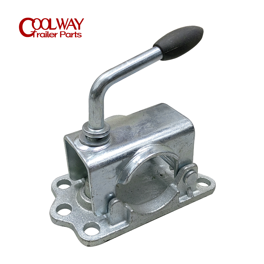 Camper Trailer Jockey Wheel - 48mm odlewany zacisk do przyczepy koło