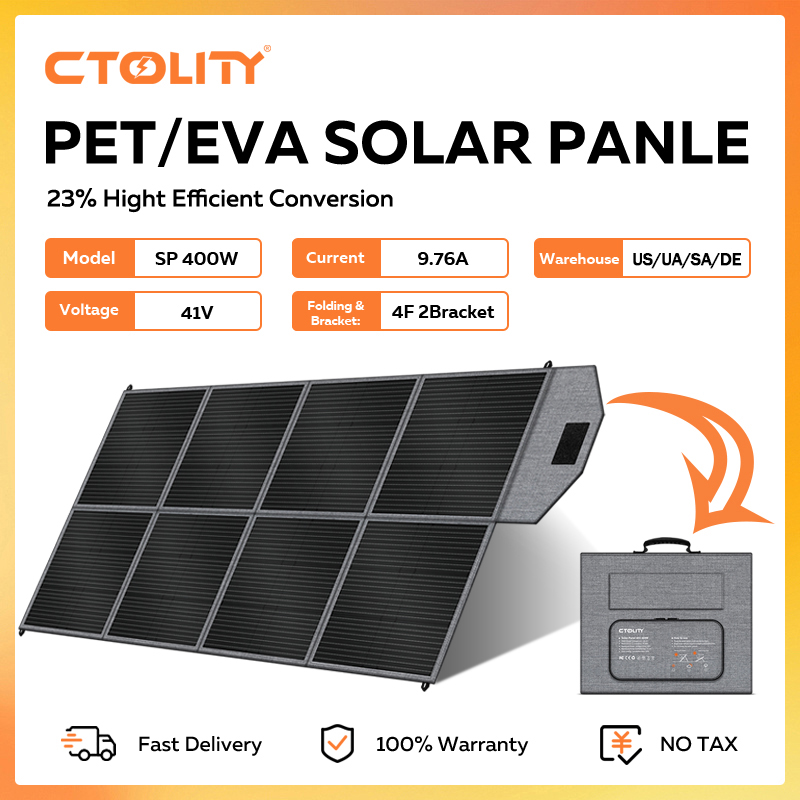 Rv Solar Panel Kit 400W - CTOLITY 400W Przenośny Zestaw Solarny Kompletny