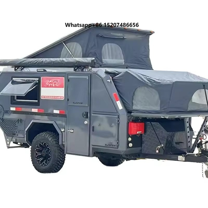 Camper Trailer Roof Rack - Przenośny bagażnik dachowy do samochodu, terenowy
