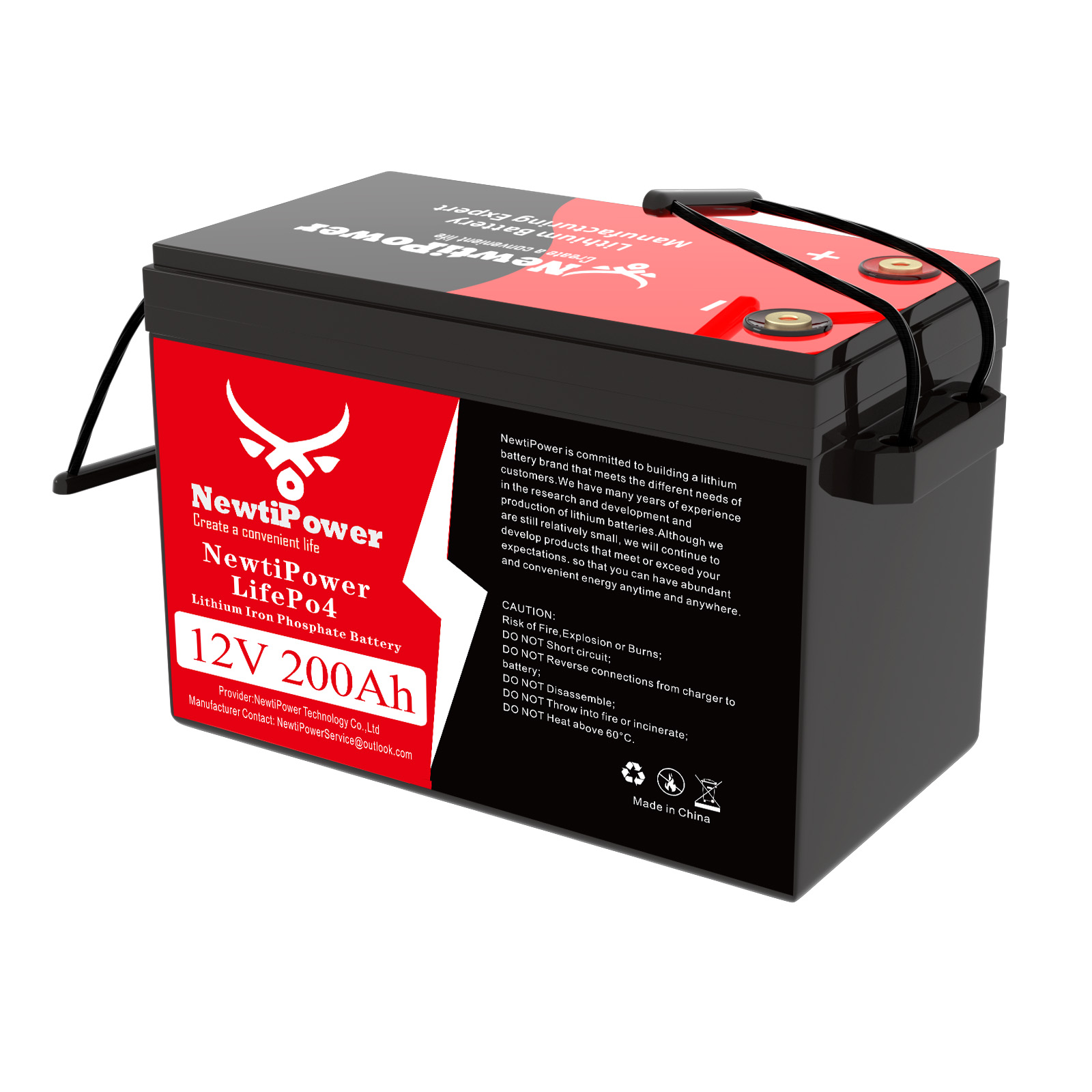 Rv Lithium Battery 200Ah - NewtiPower 12V 200Ah LiFePO4 Bateria Litowo-Fosforanowa