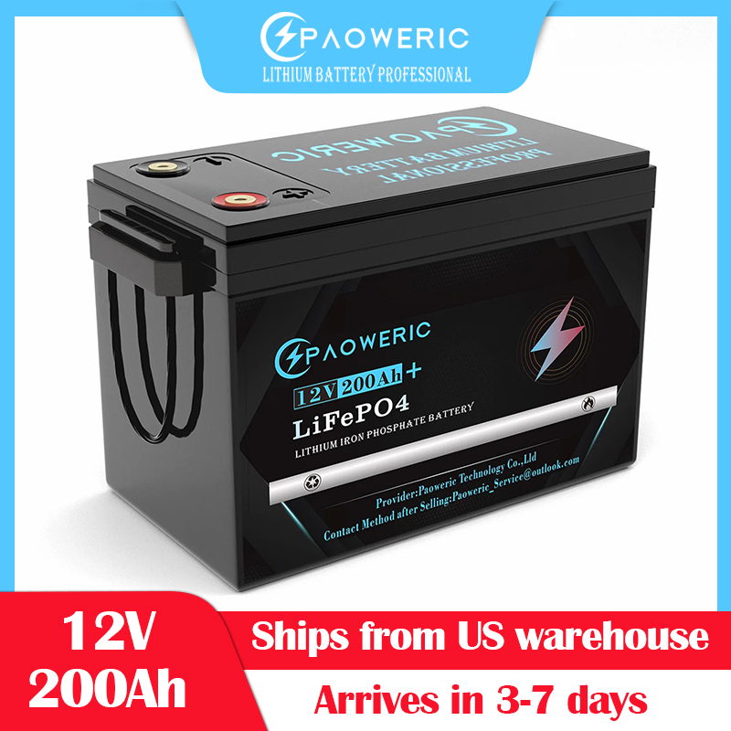 Rv Lithium Battery 200Ah - Akumulator LiFePO4 12V 200Ah, ładowalna bateria