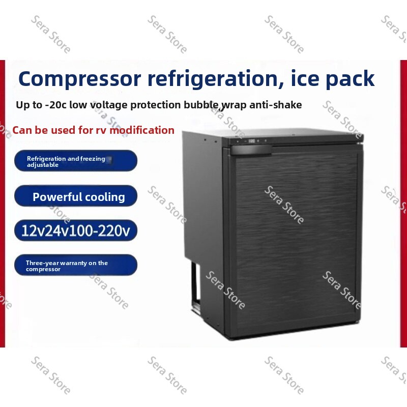 12V Fridge Freezer Rv - CR50X Alpicool Lodówka do kampera z