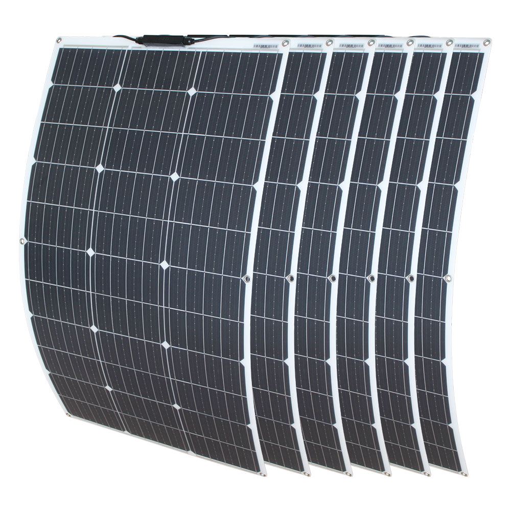 Rv Solar Panel Kit 400W - Elastyczny panel słoneczny 18V 100W, zestaw