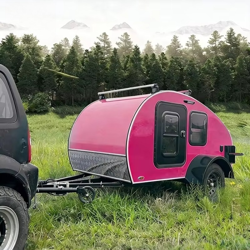 Camper Trailer Roof Rack - Lekka przyczepa kempingowa typu teardrop, oszczędzająca