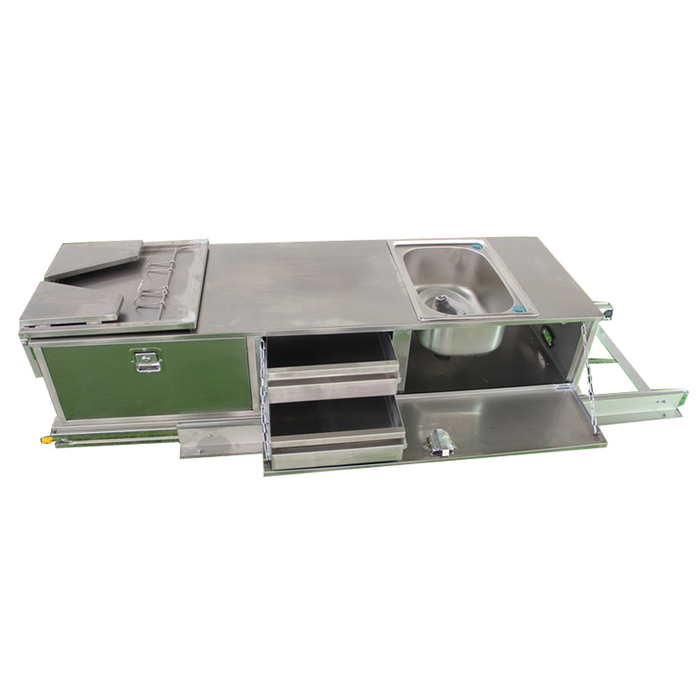 Camper Trailer Kitchen Slide - Akcesoria kuchenne ze stali nierdzewnej do