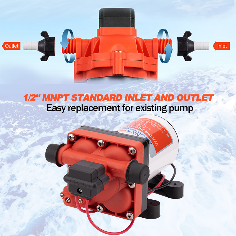 Samozasysająca membranowa pomp – Rv Water Pump 12V 55Psi recenzja i cena