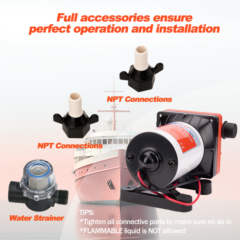 Samozasysająca membranowa pomp – Rv Water Pump 12V 55Psi recenzja i cena