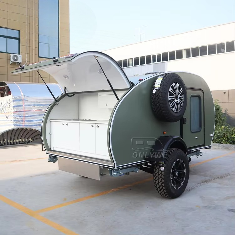 ONLYWE Kompaktowa przyczepa ke – Camper Trailer Suspension Independent recenzja i cena