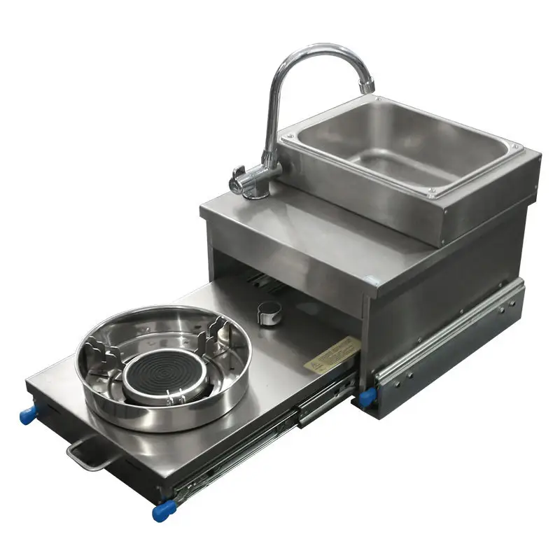 Zlewozmywak ze stali nierdzewn – Camper Trailer Kitchen Slide recenzja i cena