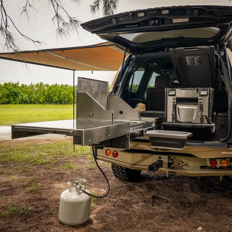 Wysuwany element kuchenny ze s – Camper Trailer Kitchen Slide recenzja i cena