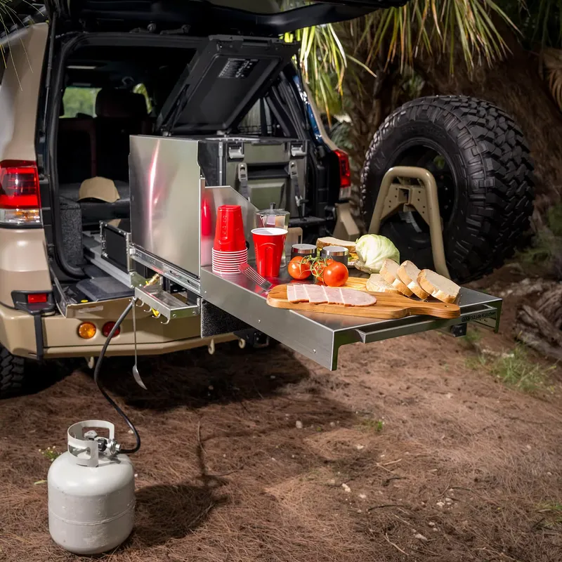 Wysuwany element kuchenny ze s – Camper Trailer Kitchen Slide recenzja i cena