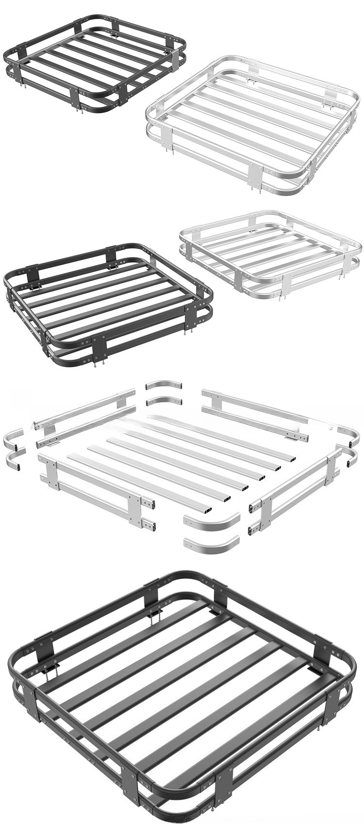 Wytrzymały aluminiowy bagażnik – Camper Trailer Roof Rack recenzja i cena