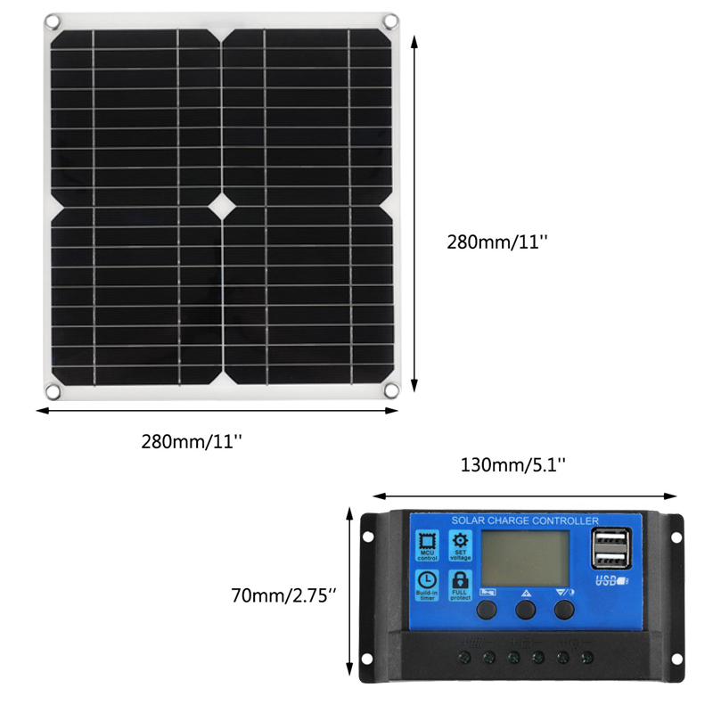 200W 400W Zestaw paneli słonec – Rv Solar Panel Kit 400W recenzja i cena
