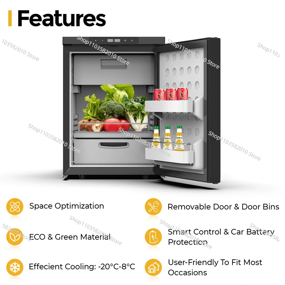 CR50X Alpicool Lodówka Samocho – 12V Fridge Freezer Rv recenzja i cena