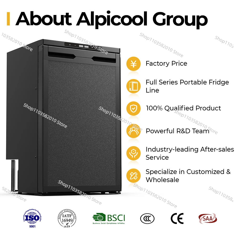 CR50X Alpicool Lodówka Samocho – 12V Fridge Freezer Rv recenzja i cena