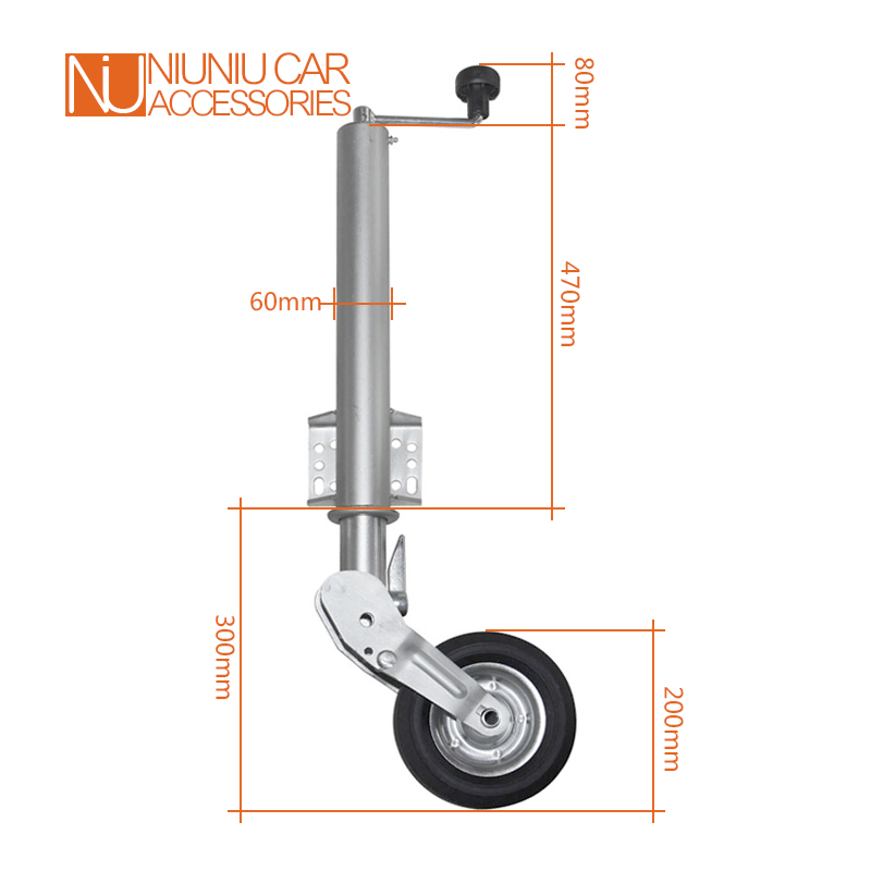 Wytrzymałe składane koło pomoc – Camper Trailer Jockey Wheel recenzja i cena