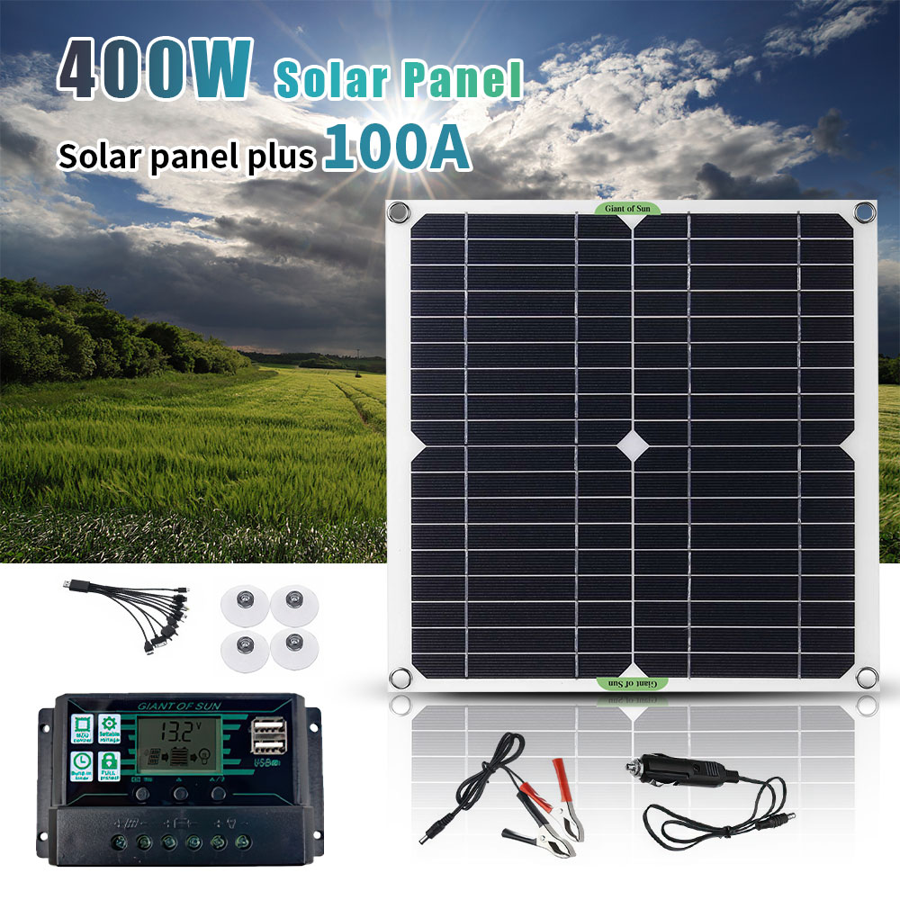 Przenośny zestaw paneli słonec – Rv Solar Panel Kit 400W recenzja i cena