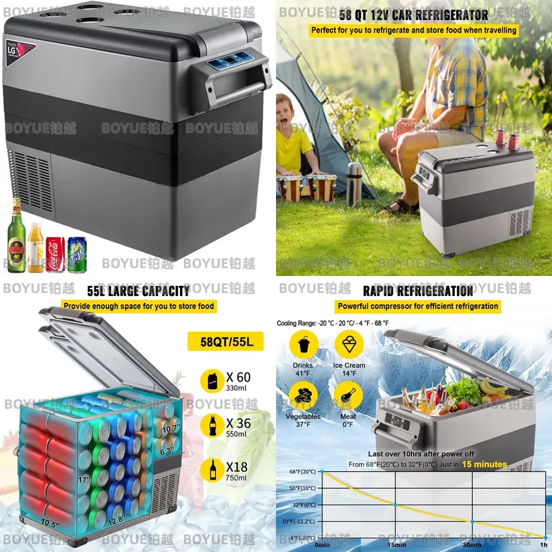 Przenośna lodówka samochodowa  – 12V Fridge Freezer Rv recenzja i cena