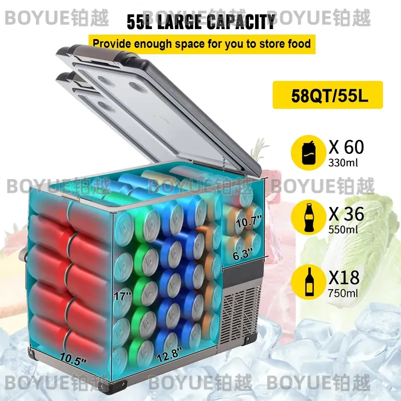 Przenośna lodówka samochodowa  – 12V Fridge Freezer Rv recenzja i cena