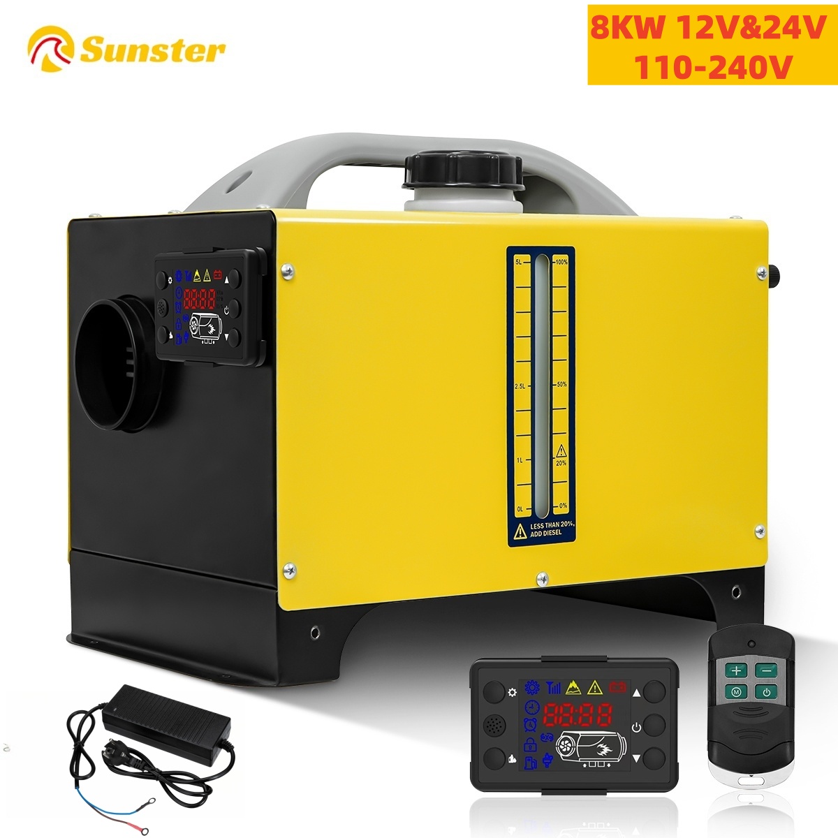 Przenośny podgrzewacz powietrz – Rv Diesel Heater 12V recenzja i cena