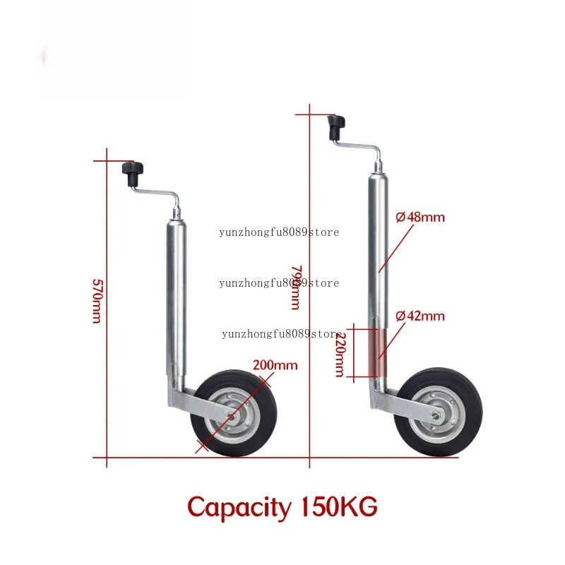 Podnośnik przyczepy typu europ – Camper Trailer Jockey Wheel recenzja i cena