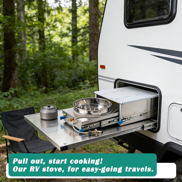 Wbudowana kuchnia zewnętrzna J – Camper Trailer Kitchen Slide recenzja i cena