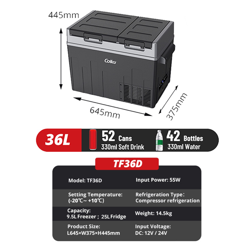 Przenośna lodówka do ciężarówe – 12V Fridge Freezer Rv recenzja i cena