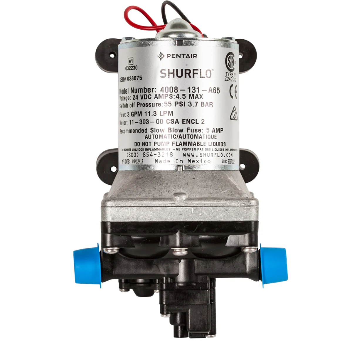 Pompa obwodowa Shurflo 4008-10 – Rv Water Pump 12V 55Psi recenzja i cena