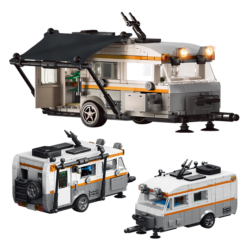533-elementowy zestaw klocków  – Off Road Camper Trailer Tent recenzja i cena