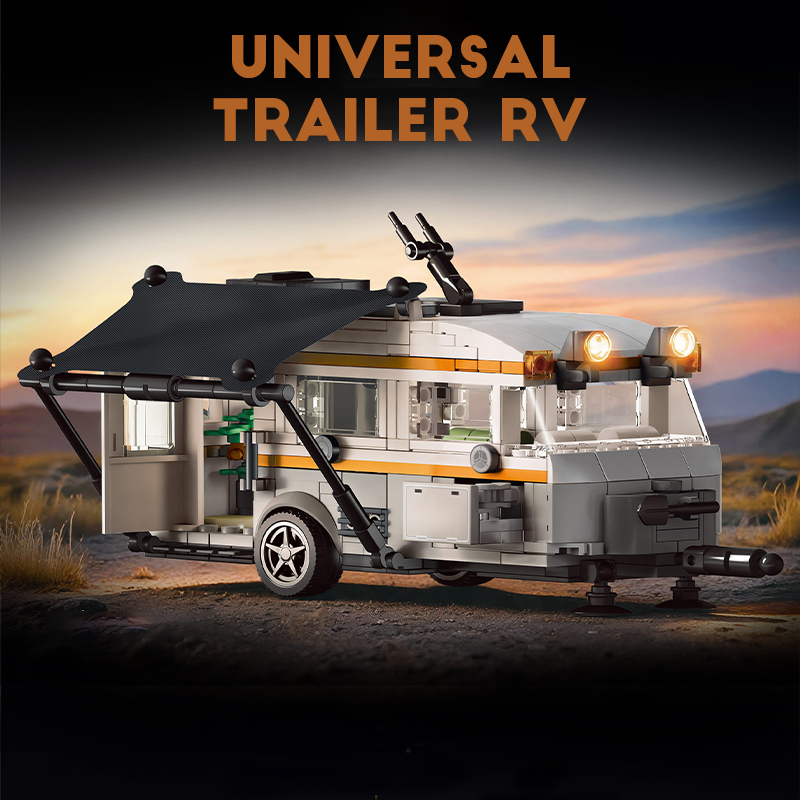 533-elementowy zestaw klocków  – Off Road Camper Trailer Tent recenzja i cena