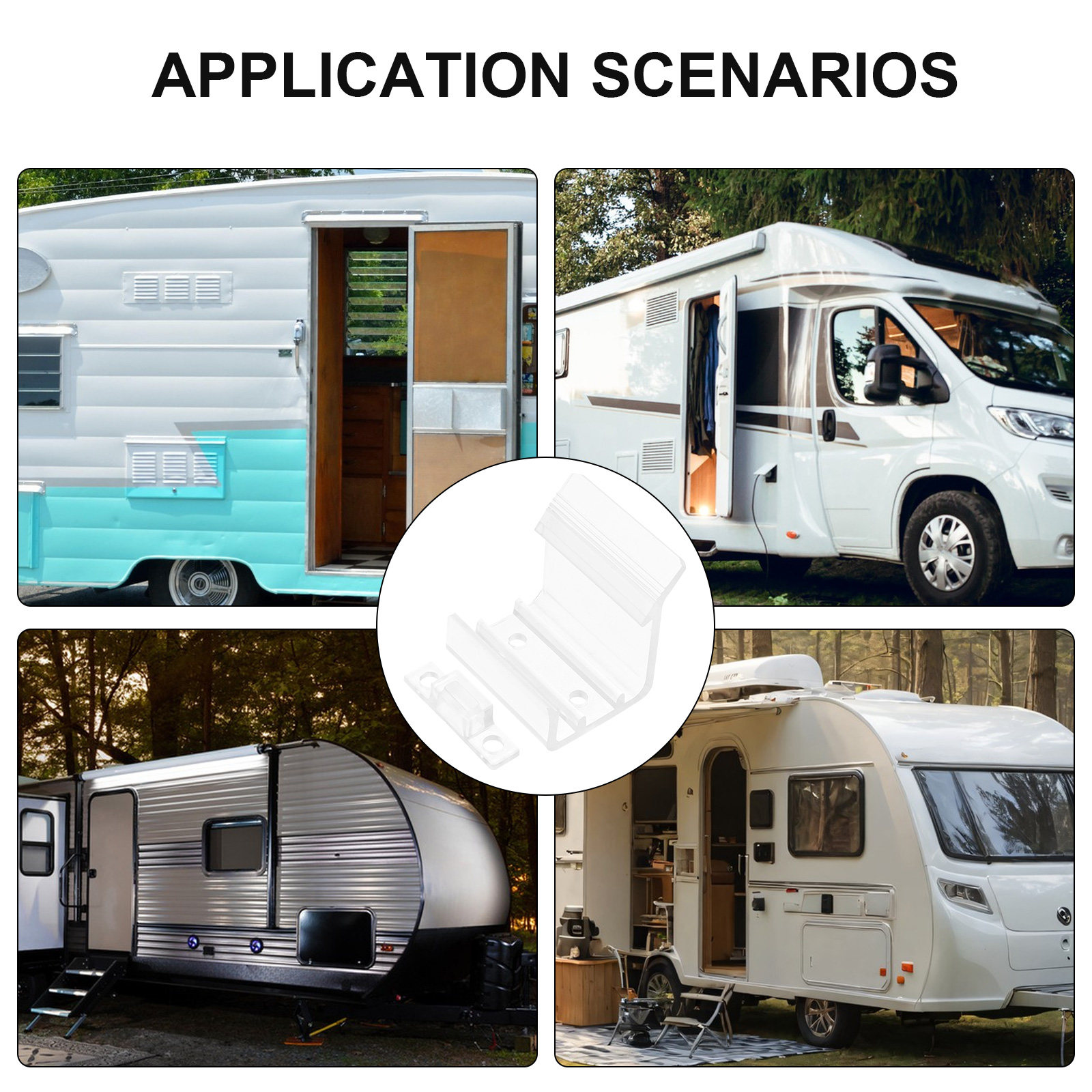 1 Zestaw przezroczystych zatrz – Camper Trailer Kitchen Slide recenzja i cena