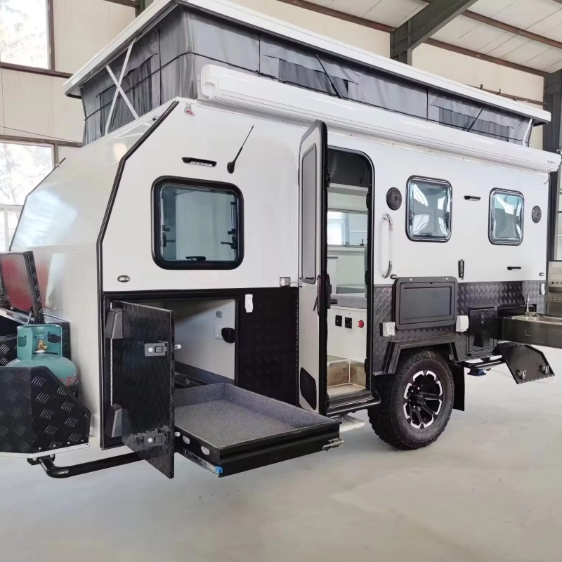 Wybudowany przyczepa kempingow – Camper Trailer Kitchen Slide recenzja i cena
