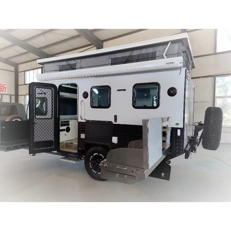 Wybudowany przyczepa kempingow – Camper Trailer Kitchen Slide recenzja i cena