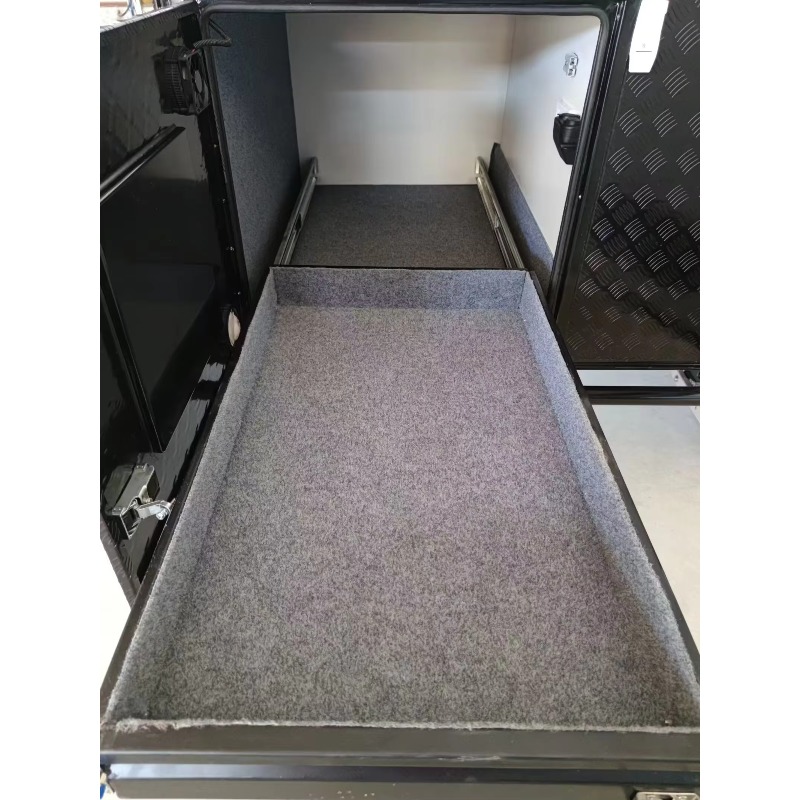 Wybudowany przyczepa kempingow – Camper Trailer Kitchen Slide recenzja i cena