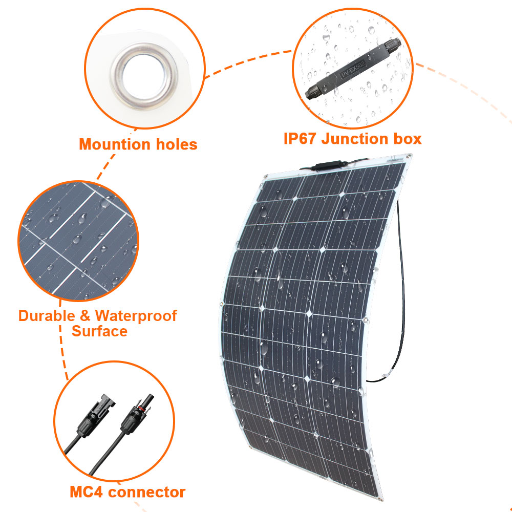 Zestaw paneli słonecznych 100W – Rv Solar Panel Kit 400W recenzja i cena