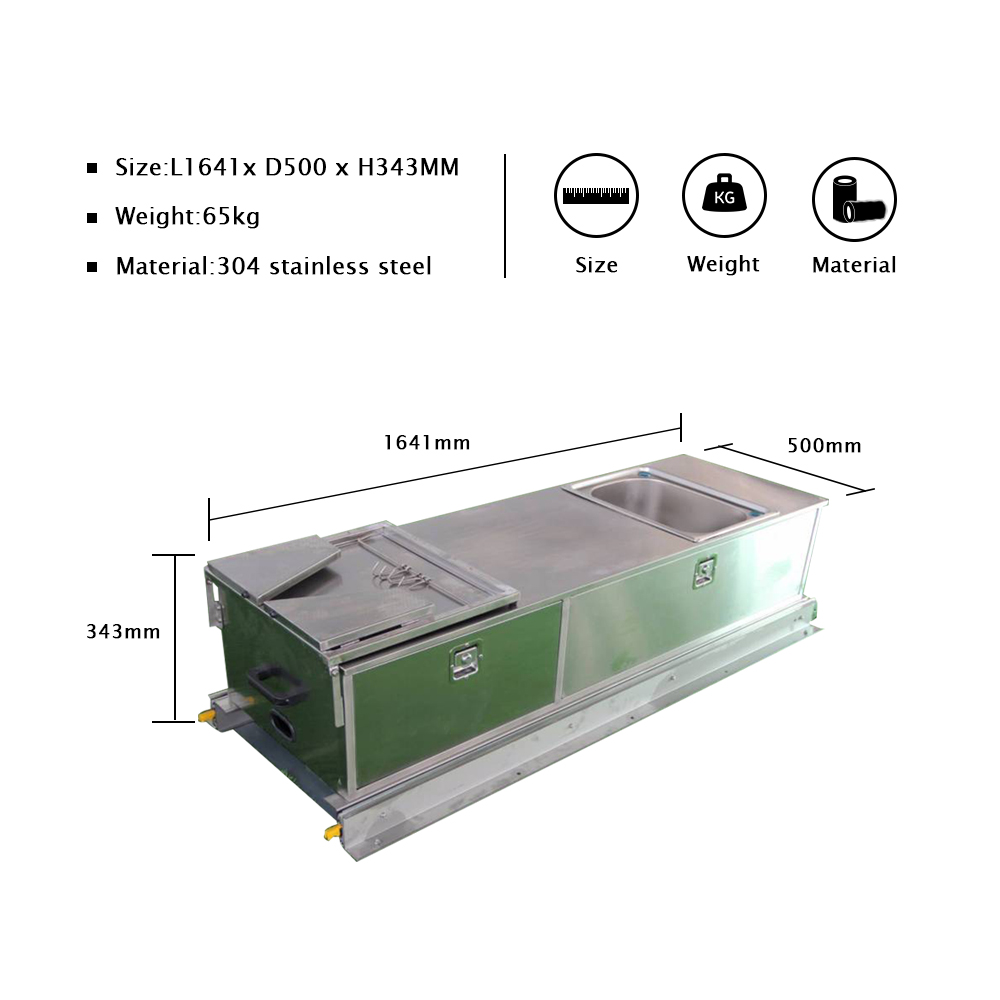 Akcesoria kuchenne ze stali ni – Camper Trailer Kitchen Slide recenzja i cena
