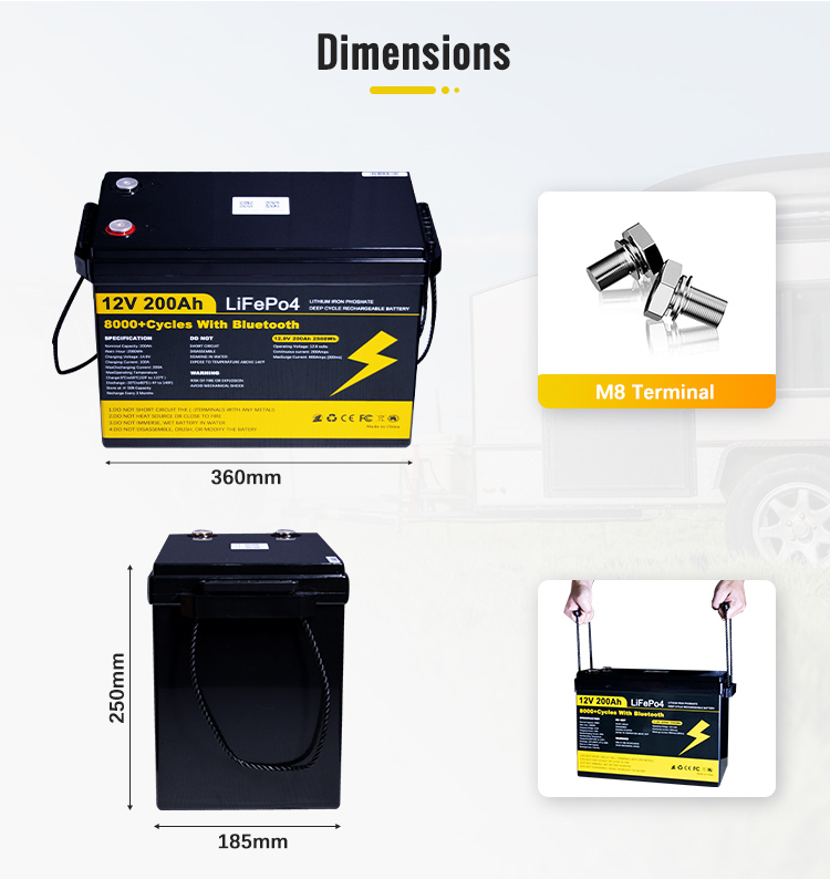 Magazyn w UE: Baterie LiFePO4  – Rv Lithium Battery 200Ah recenzja i cena