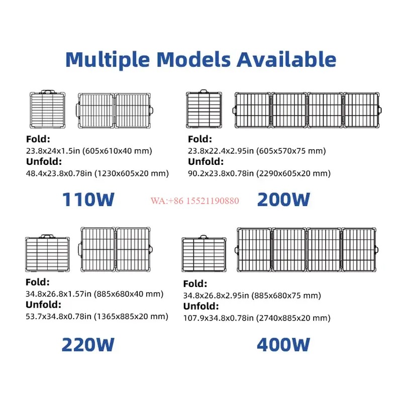 wmwmnu – składany panel słonec – Rv Solar Panel Kit 400W recenzja i cena