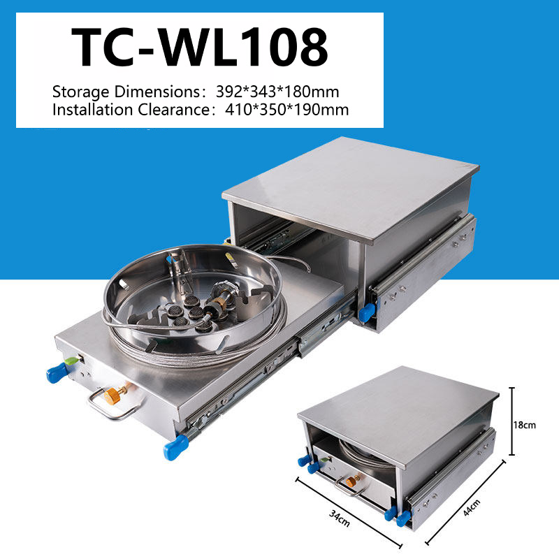 Wysuwana kuchenka gazowa ze st – Camper Trailer Kitchen Slide recenzja i cena