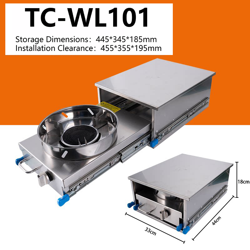 Wysuwana kuchenka gazowa ze st – Camper Trailer Kitchen Slide recenzja i cena